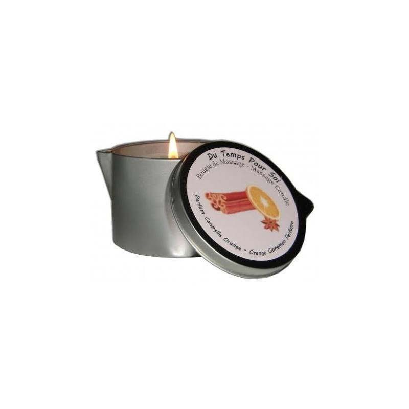 Bougie de massage naturelle cannelle ou vanille | Alia Nature